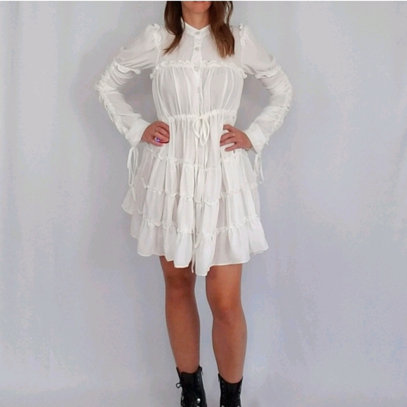 Dresses & Skirts - Ina white babydoll dress